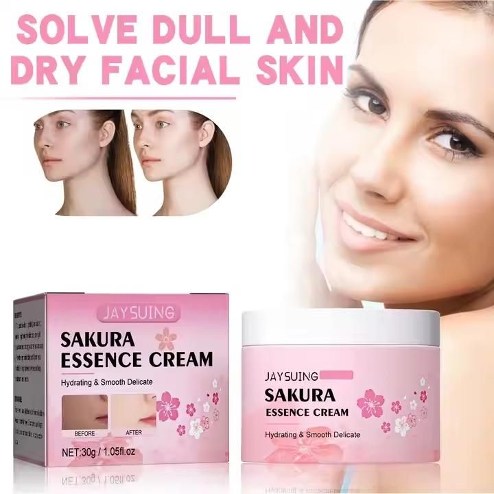 フェイスクリーム (Sakura ) Sakura Essence Cream Facial Moisturizer, Daily Hydrating